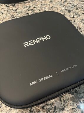 RENPHO Mini Thermal Massage Gun - Black